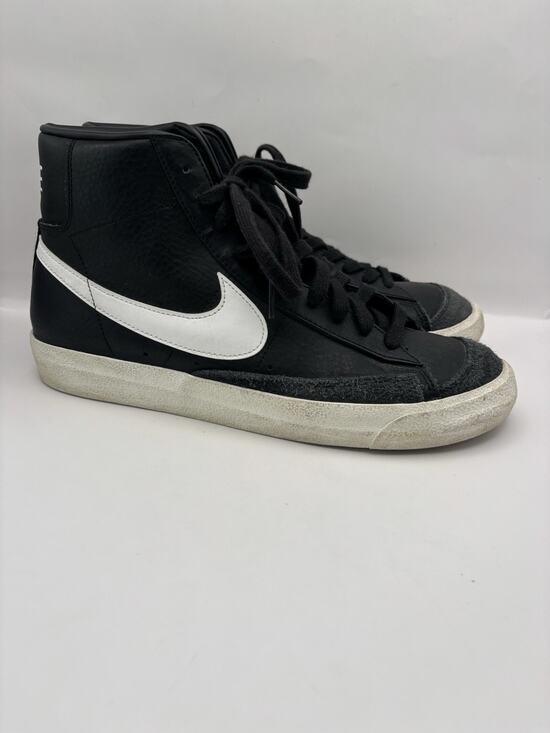 Nike Blazer Mid ‘77 Vintage Black Leather Sneakers Men Size 11 main image 9